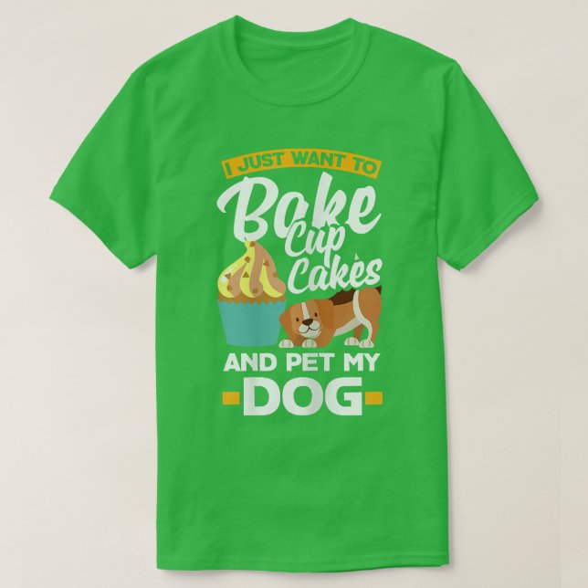 Camiseta Dueña de perro de pastelito para mujeres 2933 (Diseño del anverso)