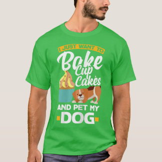 Camiseta Dueña de perro de pastelito para mujeres 2933