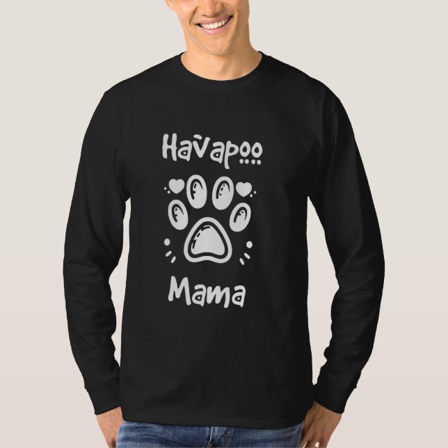 Camiseta Dueña de perro mestizo Havapoo Mama Havanés Canich (Anverso)