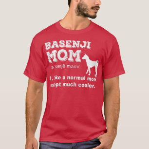 Camiseta Dueña del perro Basenji amante de mascotas diverti
