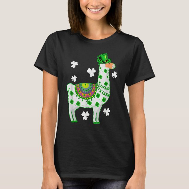Camiseta Duende Amante de las Llamas Día de San Patricio (Anverso)