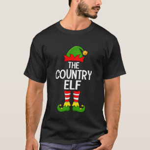 Camiseta Duende de campo Xmas Pareo Familiar Duende Escuadr