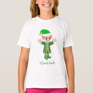 Camiseta Duende de la Buena Suerte & Script