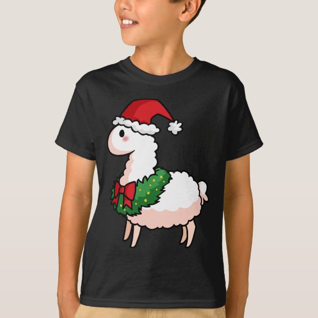 Camiseta Duende de la llama del día de fiesta (Anverso)