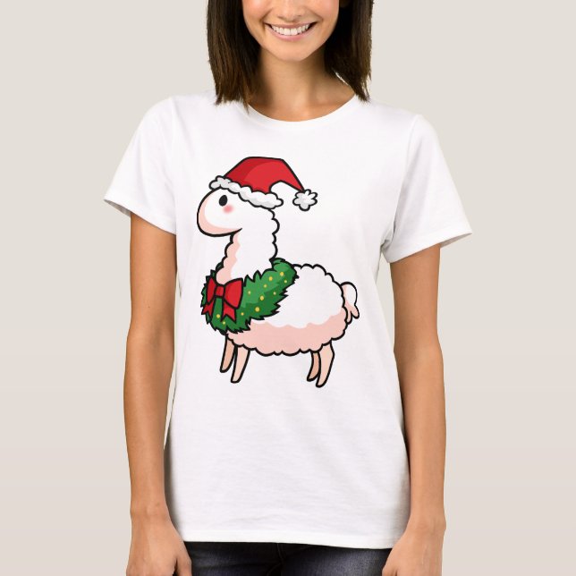 Camiseta Duende de la llama del día de fiesta (Anverso)