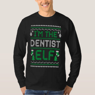Camiseta Duende de Navidad Dentista Escuela de Odontología