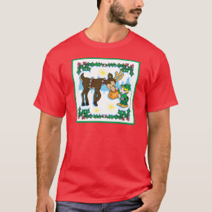 Camiseta Duende de Navidad y Reno
