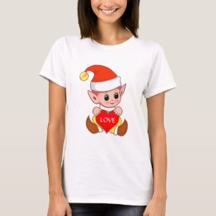 Camiseta Duende de San Valentín con Corazón