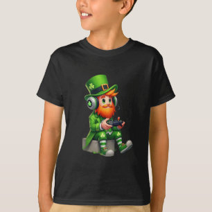 Camiseta Duende de videojuegos Día de San Patricio Gamer Ni
