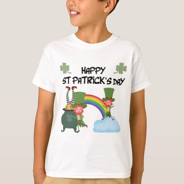 Camiseta Duende día de San Patricio  (Anverso)