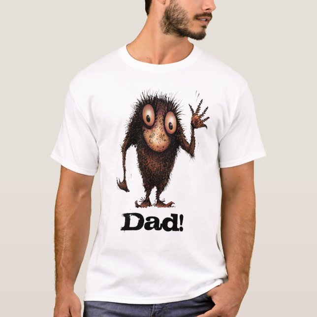 Camiseta ¡Duende divertido del día de padre - papá! (Anverso)