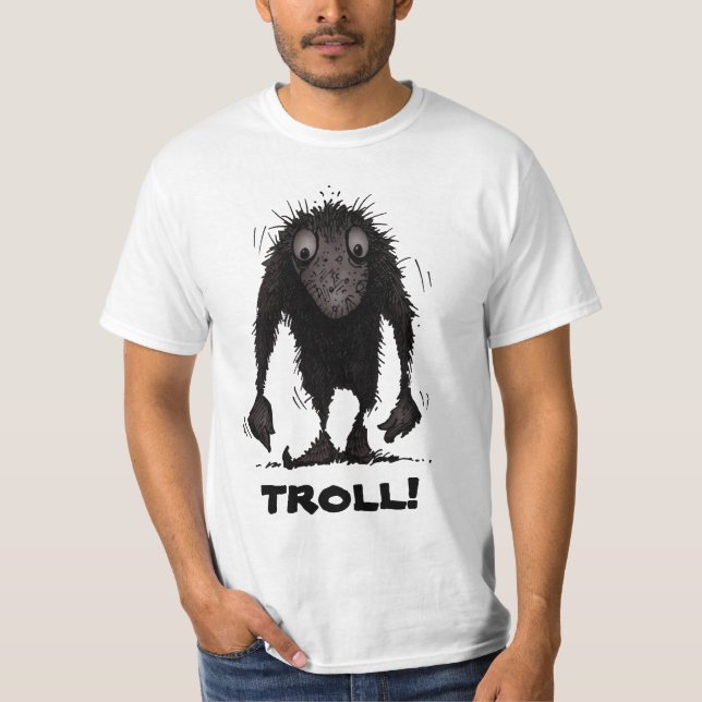 Camiseta Duende divertido del monstruo (Anverso)