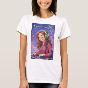Camiseta Duende en las Cubiertas – Lanzando Ritmos Navideño