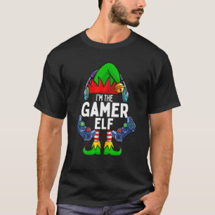 Camiseta Duende Gamer Combinación Navidad Familiar