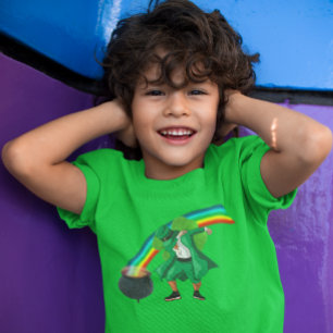 Camiseta Duende haciendo Dabbing Lluvia de Oro