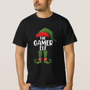 Camiseta Duende Jugador Familiar Navidad Coincidente Jugado