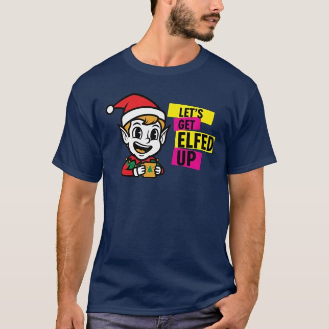 Camiseta Duende Navideño Juguetón (Anverso)