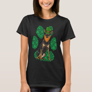 Camiseta Duende Pinscher Miniatura Día de San Patricio Tram