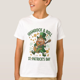 Camiseta Duende Shamrock & Roll   Divertido Día de San Patr