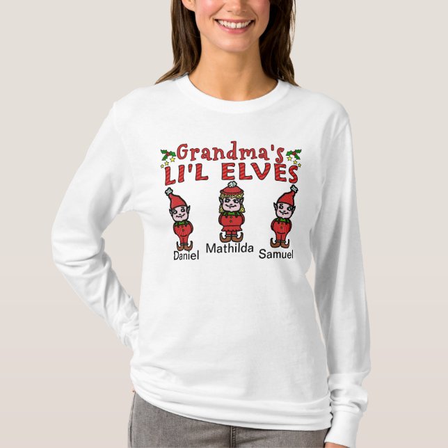 Camiseta Duendes personalizados de los Grandkids de la (Anverso)