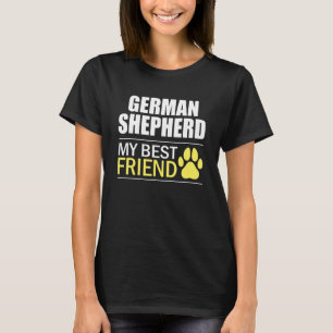 Camiseta Dueño alemán de pastor Perro Lover Pastor Alemán B