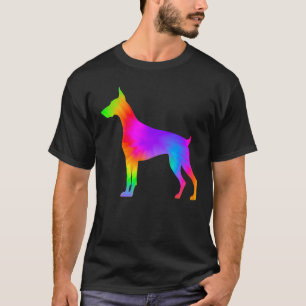 Camiseta Dueño Amante de Perro Divertido Corbata Tinte Dobe