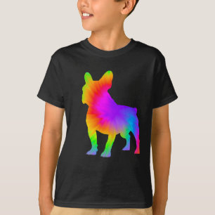 Camiseta Dueño Amante de Perro Divertido Corbata Tinte Fran
