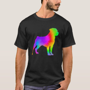 Camiseta Dueño Amante de Perro Divertido Rottweiler Tie Dye