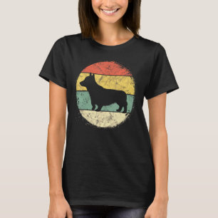 Camiseta Dueño Circular Retro Corgi Padre Welsh Corgi Masco