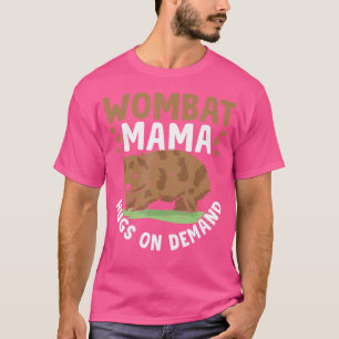 Camiseta Dueño de animales australianos Wombat Mama