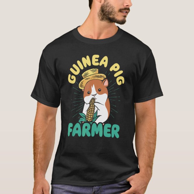 Camiseta Dueño de animales granjero de cerdos de guinea lin (Anverso)