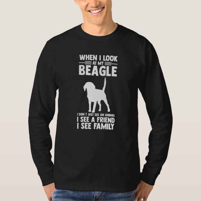 Camiseta Dueño de Beagle (Anverso)