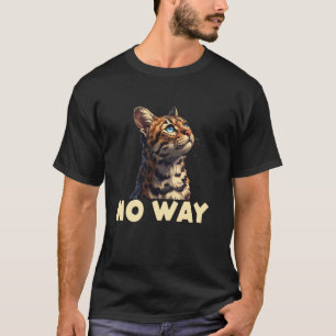 Camiseta Dueño de Bengala Gato Bengala Terco NO ESTÁ INTERE