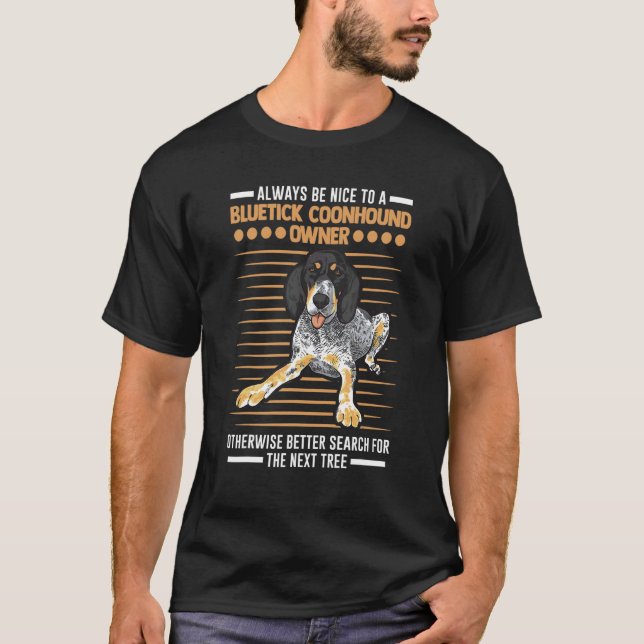 Camiseta Dueño de Bluetick Coonhound (Anverso)