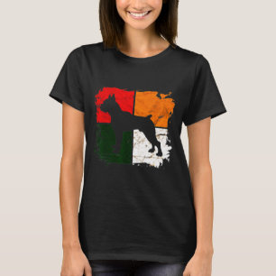 Camiseta Dueño de boxer cuadrado perro Boxer papá mamá