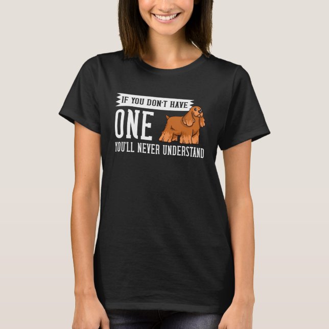 Camiseta Dueño de cachorros de perro Cocker Spaniel inglés (Anverso)