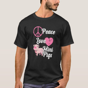 Camiseta Dueño de cerdito miniatura cerdo miniatura de amor