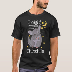 Camiseta Dueño de chinchillas relajado animal de roedor vet