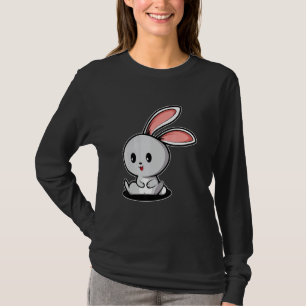 Camiseta Dueño de conejo sentado de conejito