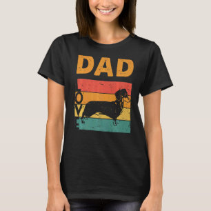 Camiseta Dueño de dachshund Dad Wiener Daddy Doxie