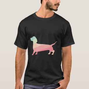 Camiseta Dueño de Dachshund, perro de la salchicha colorida