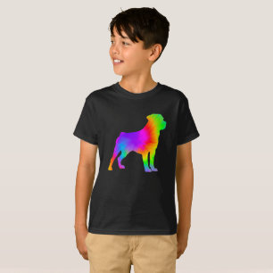 Camiseta Dueño de Fun Dog Lover Tie Dye Rottweiler