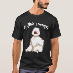 Camiseta Dueño de gallina suave sedosa lisa linda de granja