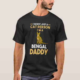 Camiseta Dueño de gato bengalí papá