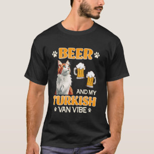 Camiseta Dueño de gato CERVEZA Y AMBIENTE DE VAN TURCO Dive