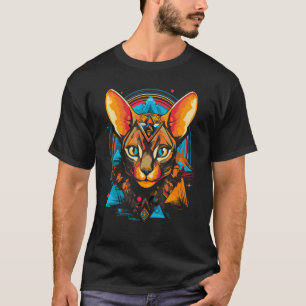 Camiseta Dueño de gato esfinge amante del gato esfinge retr