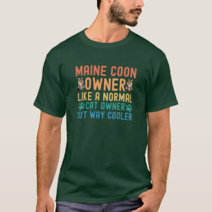 Camiseta Dueño de gato Maine Coon