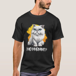 Camiseta Dueño de gato persa BUENOS DÍASß Gatos persas dive