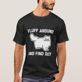 Camiseta Dueño de gato persa Descubre alrededor de Fluff