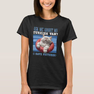 Camiseta Dueño de gato PREGÚNTAME SOBRE MI TURCO VAN Divert